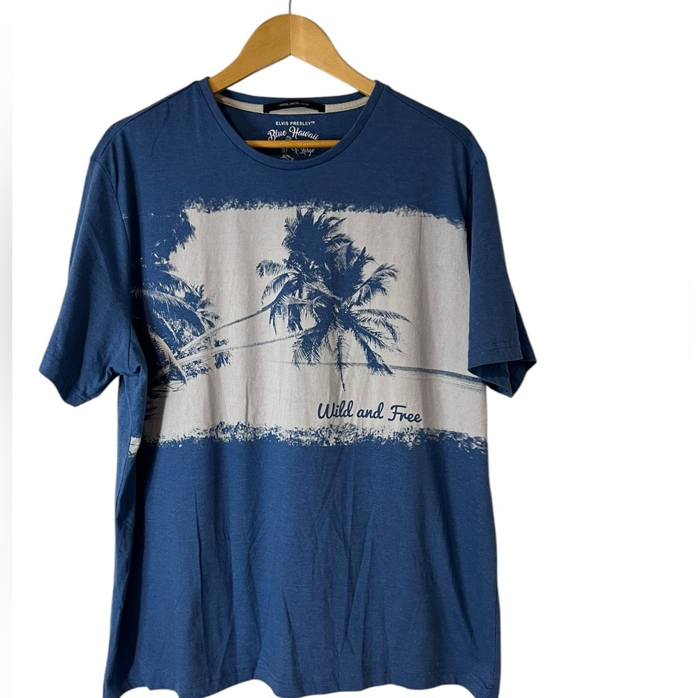 Elvis Presley Blue Hawaii T-Shirt | Wild & Free | Size XL | Ultra Soft